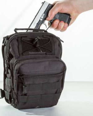 Mini Tactical Backpack MOLLE 4 Colors Day Pack - Black Midnight