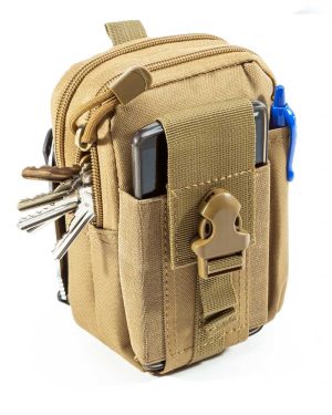 Tactical MOLLE Phone Pouch EDC - Flat Dark Earth